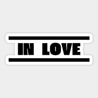 In love Sticker